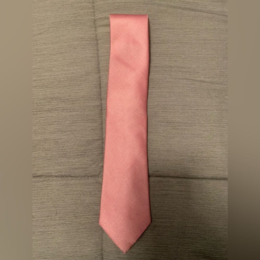 Perry Ellis pink tie evening wear special occasion
